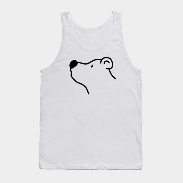 Bear Tank Top by schlag.art